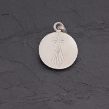 Médaille Hermine bretonne en argent brillant | Pattrice