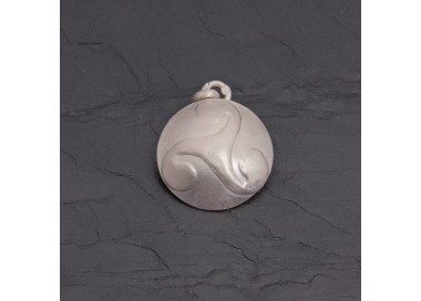 Médaille Triskell bouton argent 17,5 mm | Pattrice