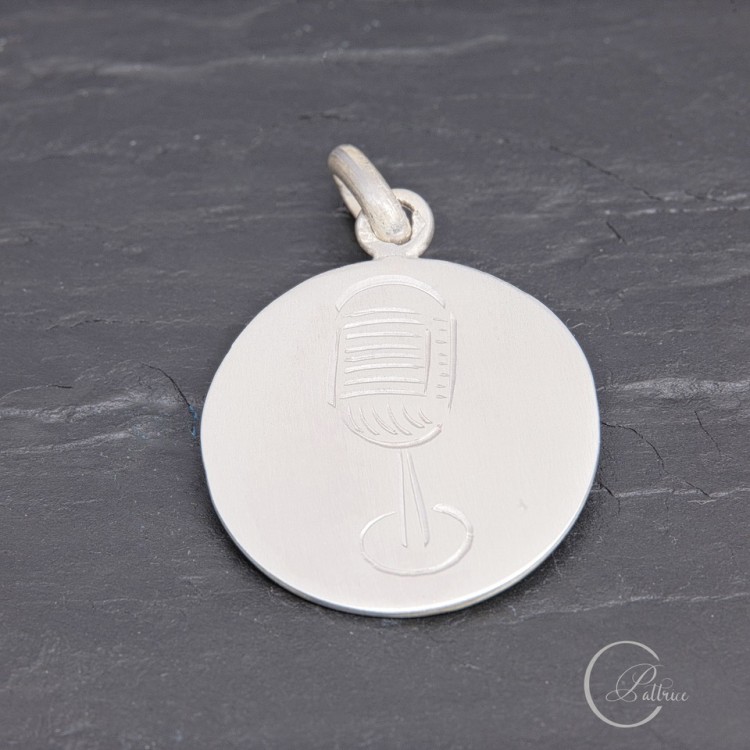 Médaille Micro en argent 20 mm | Pattrice