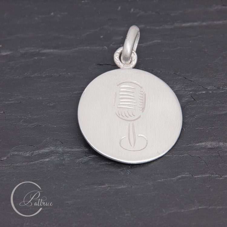 Médaille Micro en argent 22 mm | Pattrice