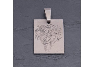 Médaille Grotesque en titane gravée main | Pattrice