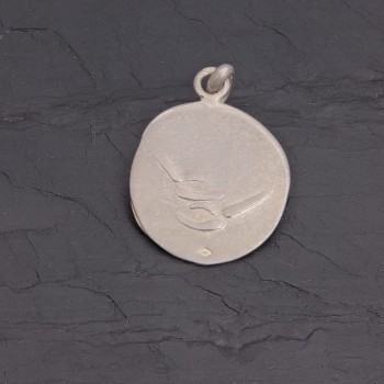 Médaille zodiaque Cancer ovale en argent | Pattrice