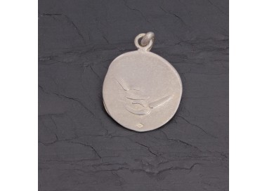 Médaille zodiaque Cancer ovale en argent | Pattrice