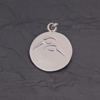 Médaille zodiaque Cancer en argent rhodié | Pattrice