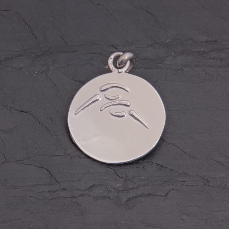 Médaille zodiaque Cancer en argent rhodié | Pattrice