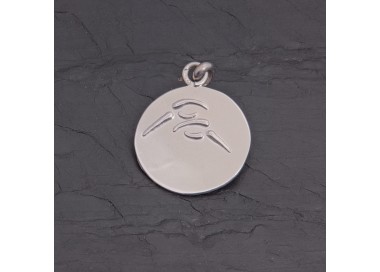 Médaille zodiaque Cancer en argent rhodié | Pattrice