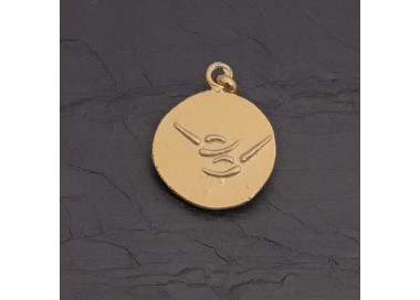 Médaille zodiaque Cancer en vermeil antique | Pattrice