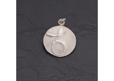 Médaille zodiaque Capricorne en argent brillant | Pattrice