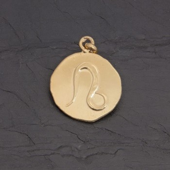 Médaille zodiaque Lion en vermeil antique | Pattrice