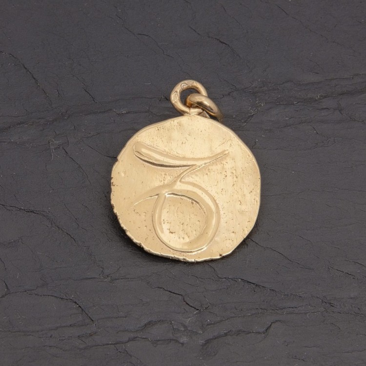 Médaille zodiaque Sagittaire en vermeil antique | Pattrice