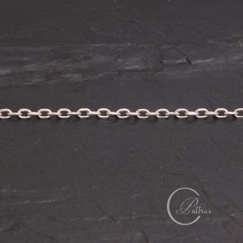 Chaîne maille forçat limée en argent | Pattrice