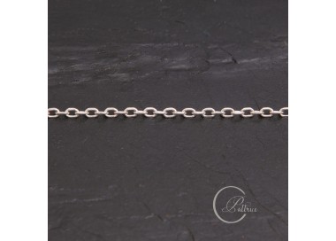 Chaîne maille forçat limée en argent | Pattrice
