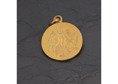 Médaille gauloise Cheval celte C1-2 en vermeil | Pattrice