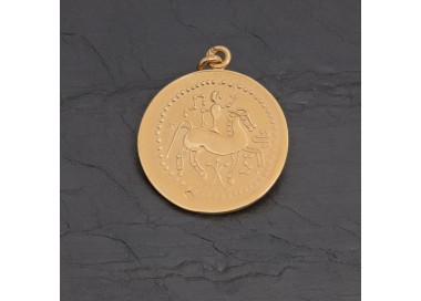 Médaille gauloise Cheval celte C2-2 en vermeil | Pattrice
