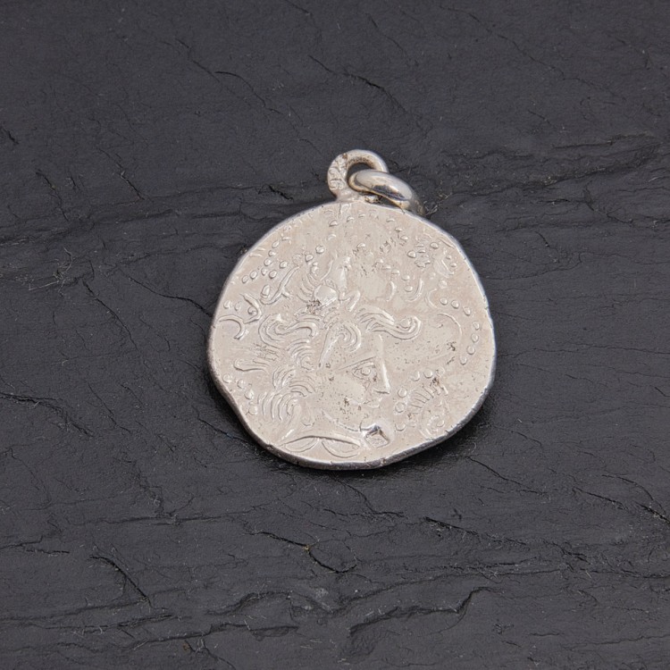 Médaille gauloise Tête celte C3-1 en argent | Pattrice
