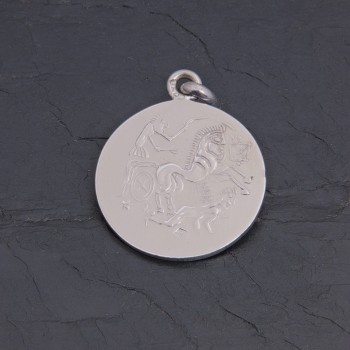 Médaille gauloise Cheval celte C3-2 en argent | Pattrice