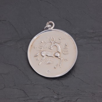 Médaille gauloise Cheval celte CS-2 en argent | Pattrice