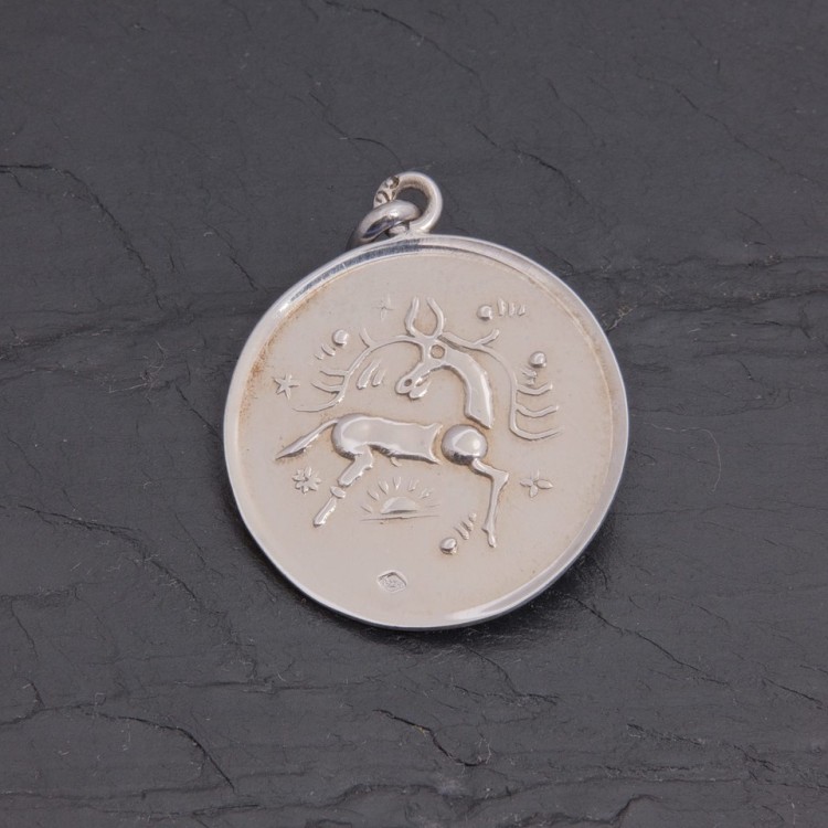 Médaille gauloise Cheval celte CS-2 en argent | Pattrice