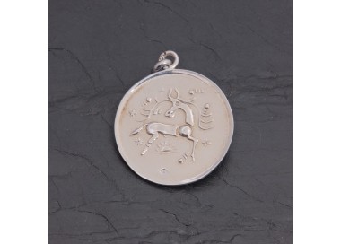 Médaille gauloise Cheval celte CS-2 en argent | Pattrice