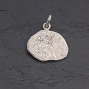 Médaille gauloise Tête celte CTS-1 argent antique | Pattrice