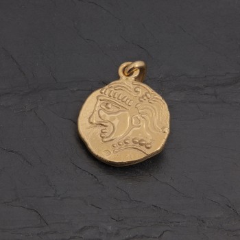 Médaille gauloise Tête celte CTS-1 en vermeil | Pattrice