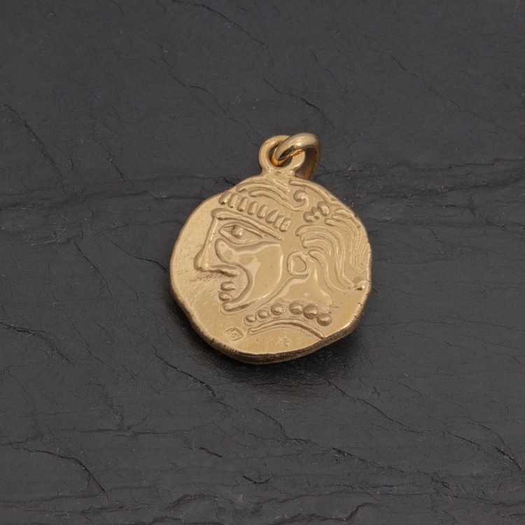 Médaille gauloise Tête celte CTS-1 en vermeil | Pattrice