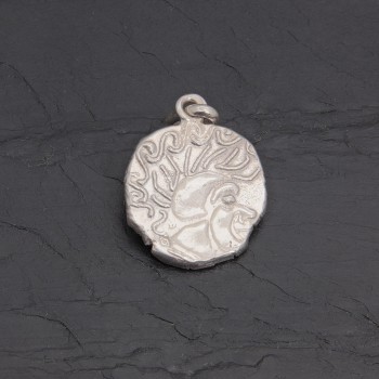 Médaille gauloise Tête celte CTS-2 argent 17,5 mm | Pattrice