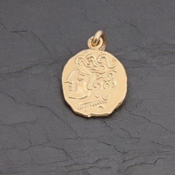 Médaille gauloise Tête celte CTS-5 en vermeil | Pattrice