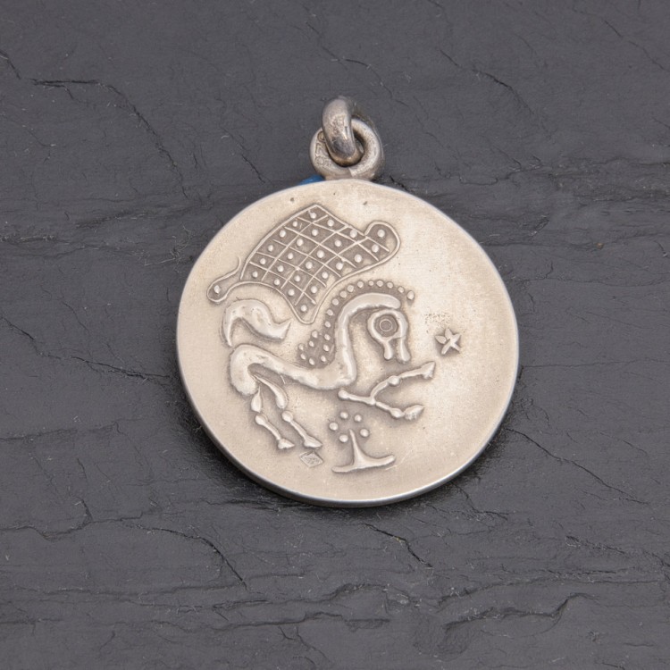 Médaille gauloise Cheval celte CCS-2 en argent | Pattrice